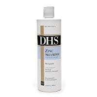 DHS Zinc Shampoo 16 oz - Dandruff Control, Moisturizing Formula for Healthy Scalp