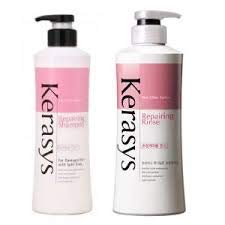 Aekyung Kerasys Repairing Shampoo & Conditioner Set, 600Ml - Nourishing Hair Care