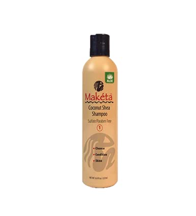 Maketa Coconut Shea Shampoo - 1 Fl Oz Hydrating Hair Care For Moisture And Shine