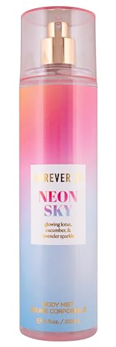 Forever 21 Neon Sky Body Spray - 8 Fl Oz, Refreshing Fragrance for All-Day Wear, Perfect for Daily Use and On-the-Go Freshness