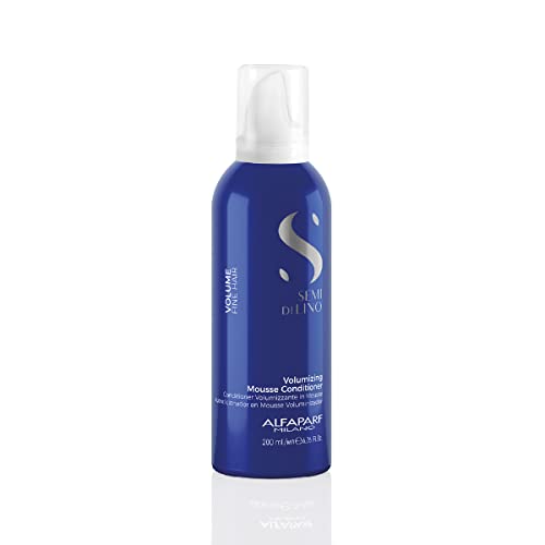 Alfaparf Milano Semi Di Lino Volume Mousse Conditioner for Fine Hair  Adds Intense Volume and Body  Detangles and Nourishes Ha