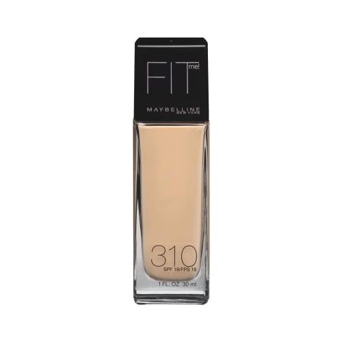 Maybelline Fit Me! Foundation Spf 18, Sun Beige 310, 1 Oz - Flawless Coverage, Natural Finish