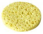 Fantasea Facial Cleansing Sponge - 12 Pack, Yellow Cellulose Loofah For Gentle Cleansing