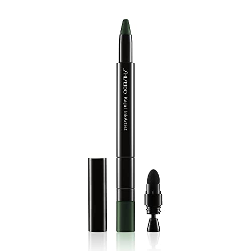 Shiseido Kajal InkArtist 06 Birodo Green - 4-in-1 Smudge Resistant Liner, Eyeshadow &