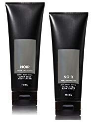 Bath & Body Works Men'S Ultra Shea Body Cream Noir, 2 Pack, 8 Oz - Moisturizing Luxury