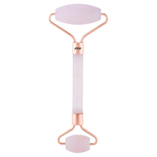 Nykaa Naturals Rose Quartz Face Massage Roller - Enhances Glow, Firms Skin, Relieves Tension