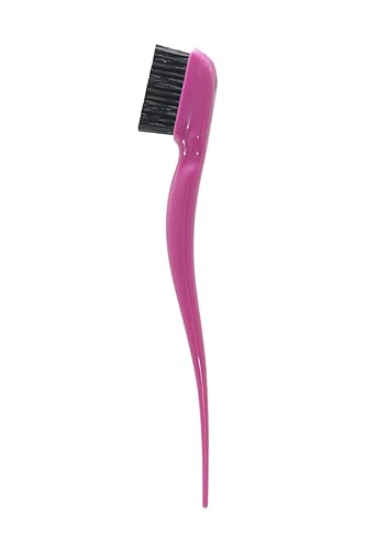 Cricket Pink Edge Brush - Anti-Static, Nano-Tapered, Vegan Hair Brush For Baby Hairs Styling