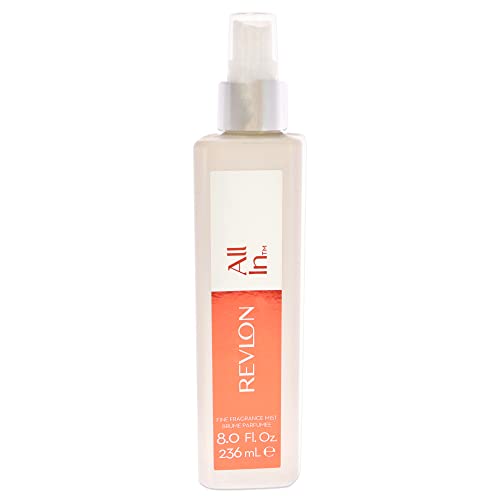 Revlon All In Women Fine Fragrance Mist 8 oz - Long-lasting Scent, Refreshing Body Spray, Perfect for Daily Use