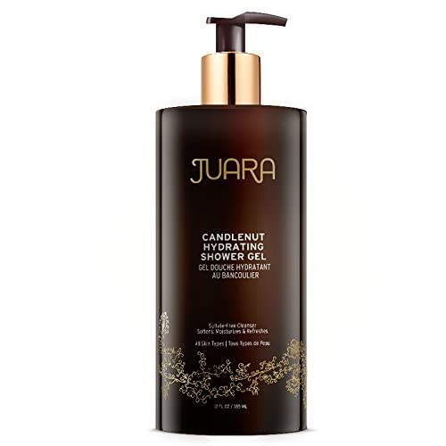 Juara Candlenut Hydrating Shower Gel - Moisturizing Body Wash, 12 Oz, Cruelty Free, Paraben Free