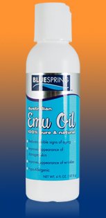 Bluespring Emu Therapy 4 oz Pure Emu Oil - Moisturizing & Nourishing Skin Care