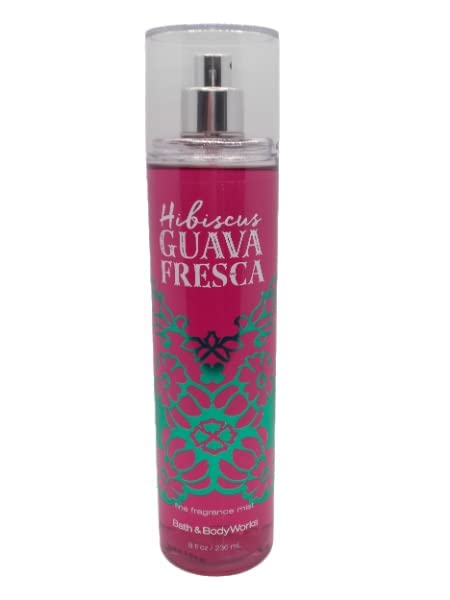 Bath & Body Works Hibiscus Guava Fresca Fine Fragrance Mist Spray, 8 Fl Oz