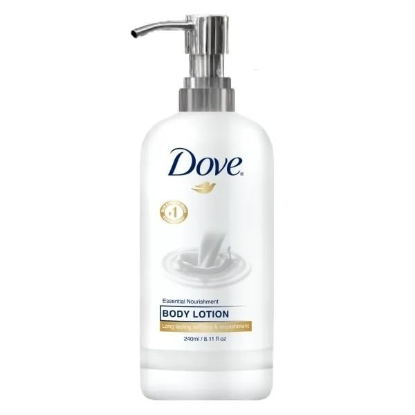 Dove Lotion Pump Dispenser, 240 Ml - Case Of 24, Moisturizing Skin Care Solution