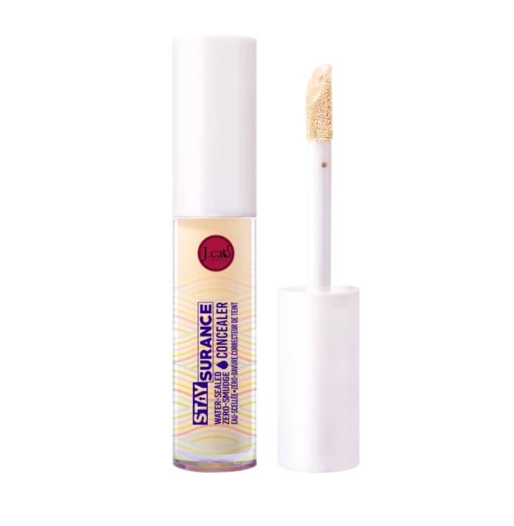 J. Cat Beauty Waterproof Concealer - Buildable Coverage, Zero-Smudge, 106 Banana, 0.16 Oz