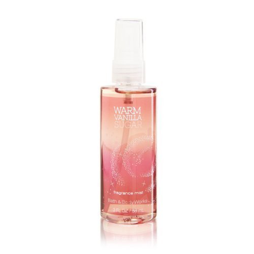 Bath & Body Works Warm Vanilla Sugar Fragrance Mist, 3 Oz - Sweet Vanilla Scent