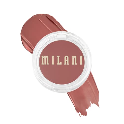 Milani Cheek Kiss Cream Blush - Gel Blush & Lip Tint, Nude Kiss, 0.21 Oz