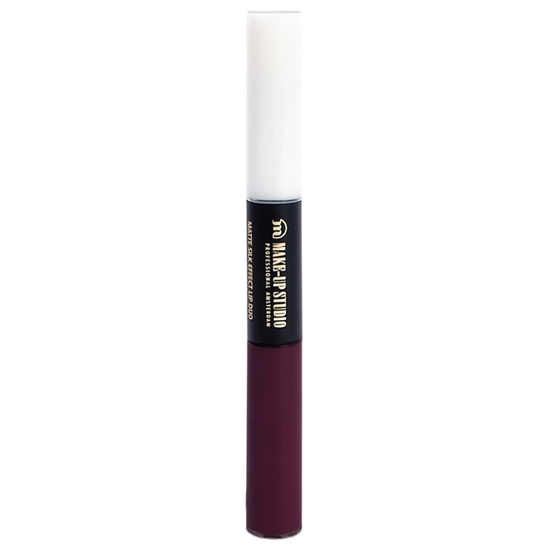 Make-up Studio Matte Silk Lip Duo - Juicy Blackberry, 0.1 oz Lipstick for Women