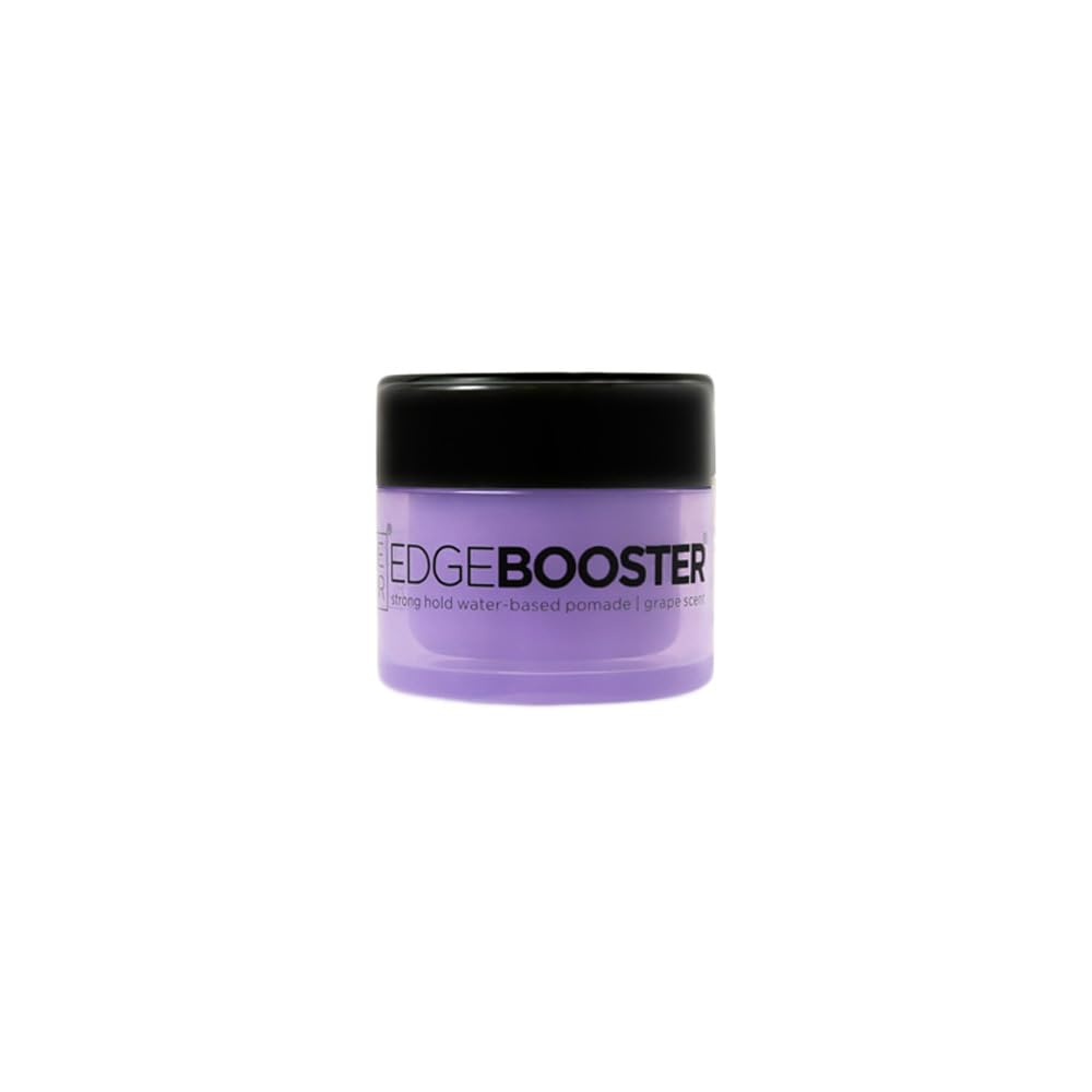 Style Factor Mini Edge Booster Pomade, Strong Hold, Grape, 0.85oz Travel Size