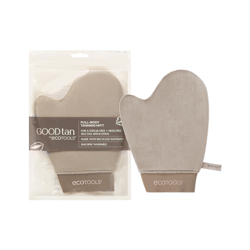 Ecotools Good Tan Tanning Mitt - Eco-Friendly, Vegan Self-Tan Applicator For Mousse & Lotions