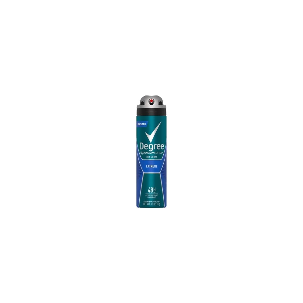 Degree Men'S Dry Spray Deodorant, Extreme, 3.8 Oz (113Ml) - 2 Pack