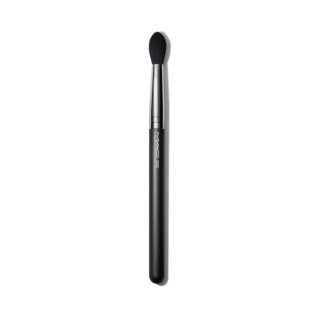 Mac 240S Synthetic Large Tapered Brush - Professional Makeup Tool In Black