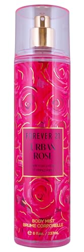 Forever 21 Urban Rose Body Spray - 8 Fl Oz, Refreshing Fragrance for Daily Use, Perfect for Women, Floral Scent