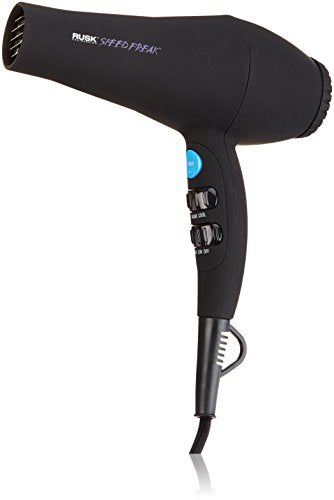 RUSK Engineering Speed Freak Professional 2000 Watt Dryer  Reduces Drying Time  Features Ceramic and Tourmaline to Emit FarInfr