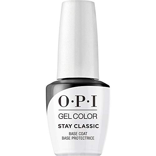 OPI GelColor Clear Base & Top Coat for Gel Nail Polish, 0.5 fl oz - Classic Finish