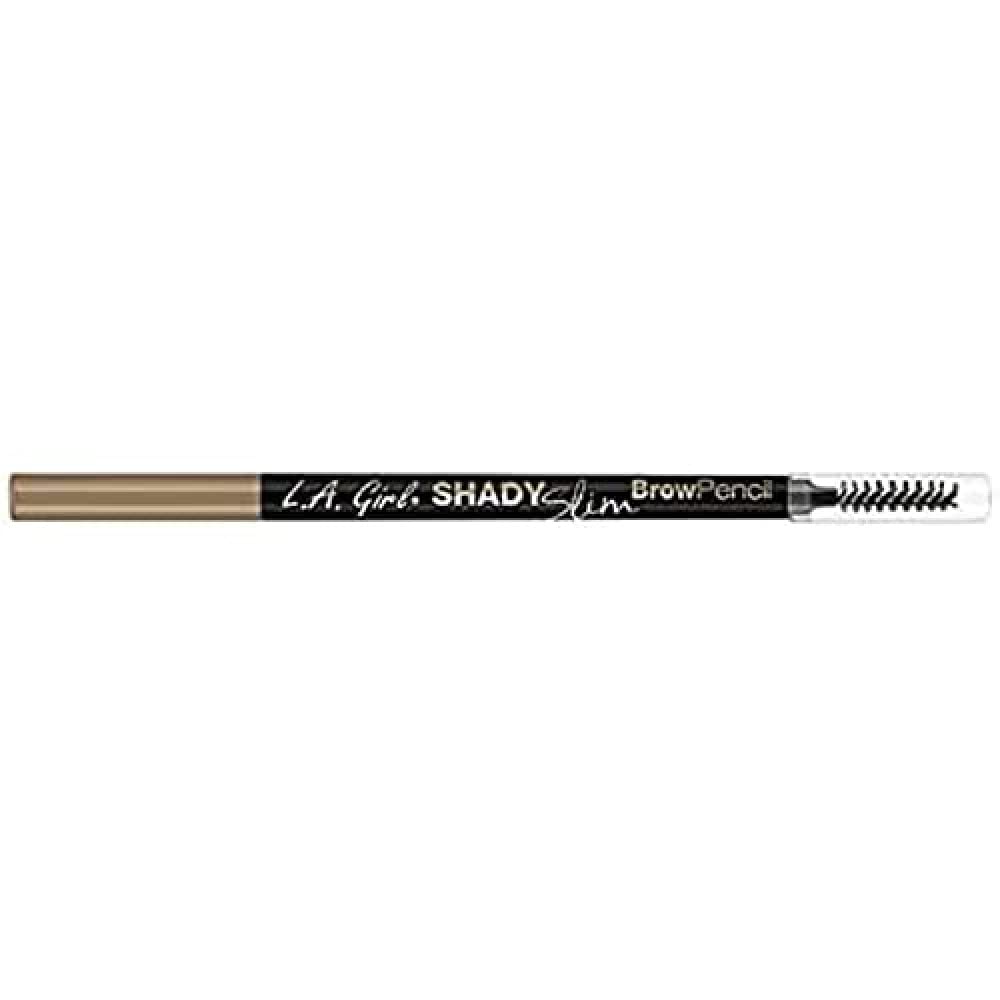 L.A. Girl Shady Slim Brow Pencil - Blonde, 1 Count, Perfect For Defined Eyebrows