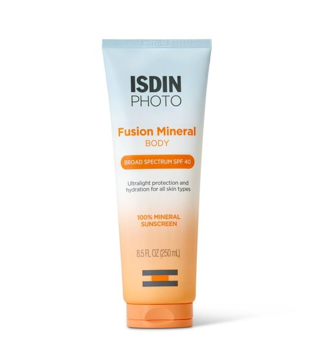 Isdin Fusion Mineral Body Sunscreen Spf 40 - Ultralight 100% Mineral 8.5 Fl Oz