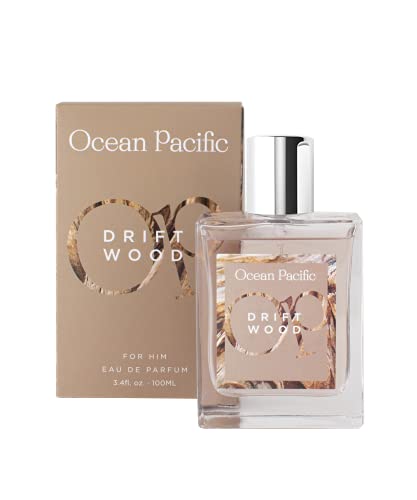 Ocean Pacific Driftwood Eau De Parfum Spray, 3.4 Fl Oz - Fresh, Invigorating Fragrance for All-Day Wear