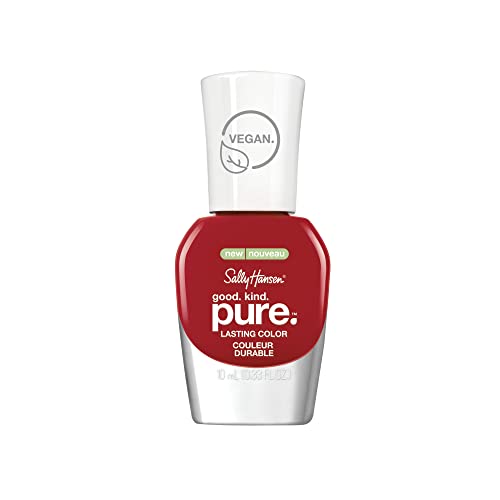 Sally Hansen  Good Kind Pure Vegan Nail Colour  Pomegranate Punch  033 Fl Oz Pack of 1  Packaging May Vary