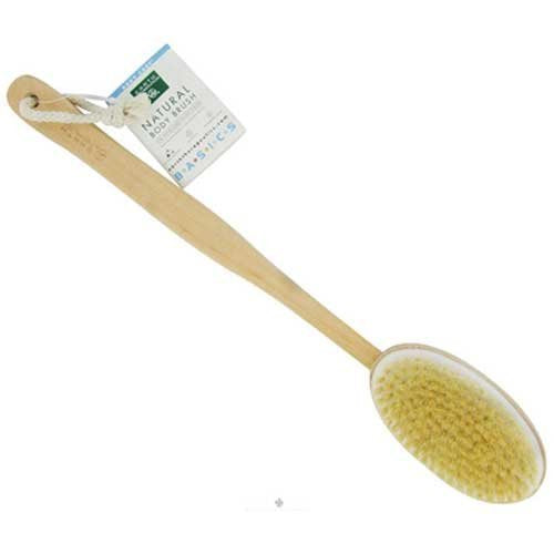 Earth Therapeutics Light Brown Far Reach Back Body Brush - 6 Pack For Body Care