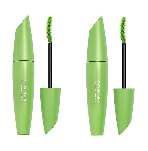 Covergirl Clump Crusher Mascara, Pack Of 2, Black 805 - Volumizing & Lengthening Formula