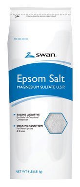 Vi-Jon Inc Epsom Salt 4 Lb - Premium Quality Bath Soak For Relaxation And Muscle Relief