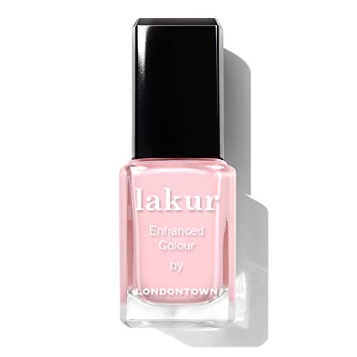 Londontown Lakur Enhanced Colour Nail Polish, Candy Floss, 0.4 Oz - Long-Lasting & Vibrant