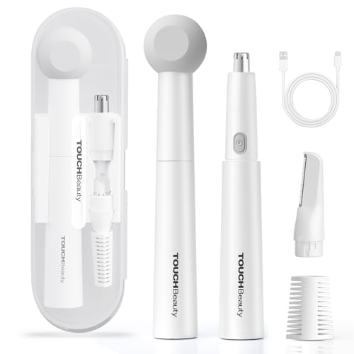 Touchbeauty 2024 Ear & Nose Hair Trimmer - 11,000 Rpm, Rechargeable, Ipx7 Waterproof, Easy