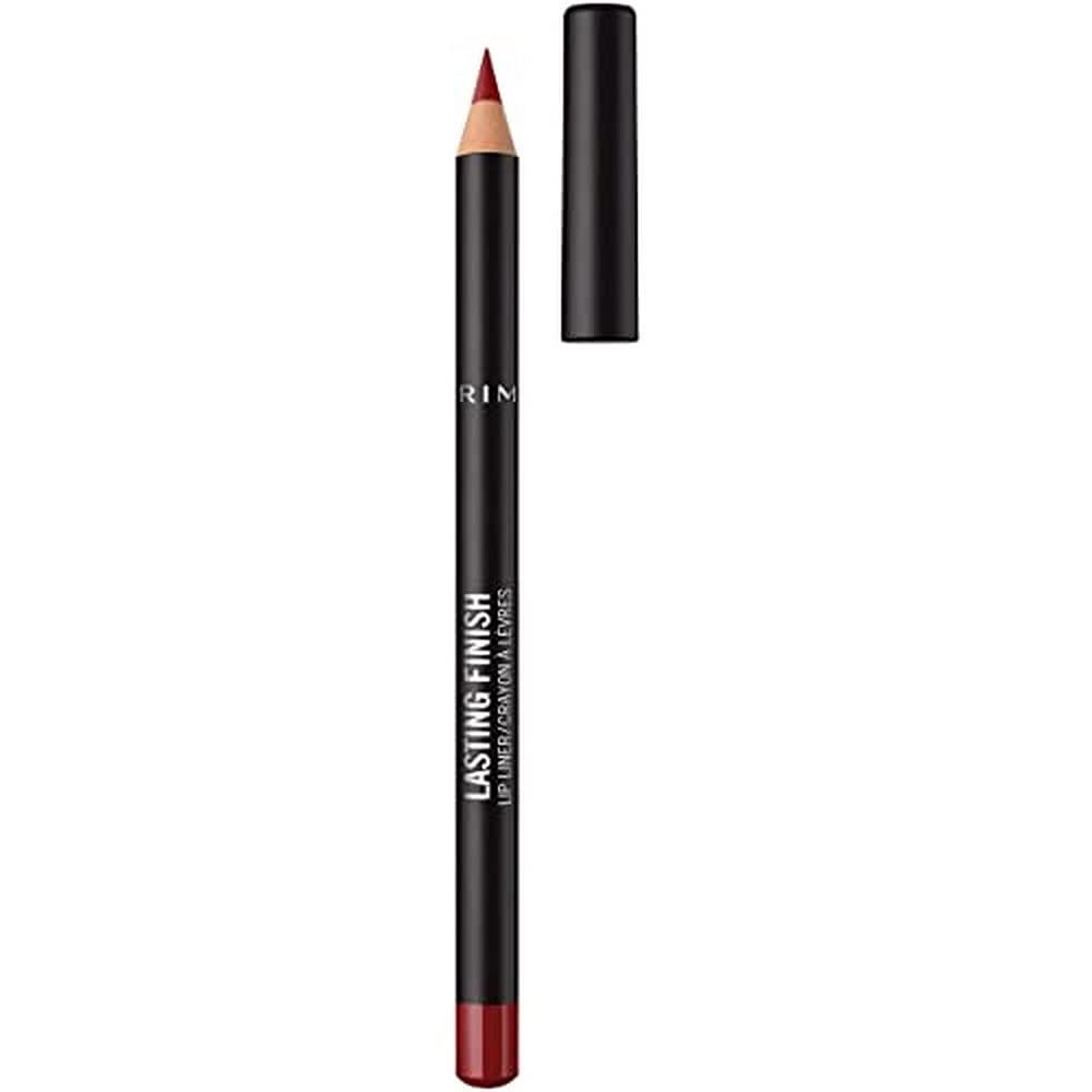 Rimmel Lasting Finish 8Hr Lip Liner Pencil - Vibrant Bitten Red, Blendable, 0.04Oz