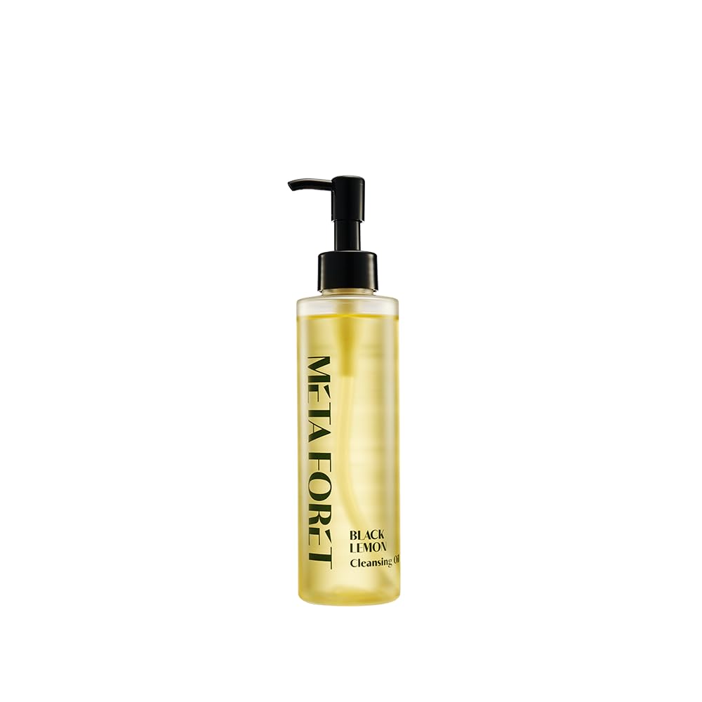 Metaforet Black Lemon Cleansing Oil 200Ml - Makeup Remover, Face Cleanser, Sebum Control