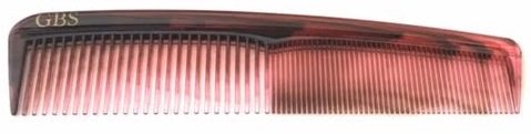 G.B.S 7&quot; Tortoise Coarse Fine Dressing Comb - Cellulose Acetate Hair Care For Men, Women, Kids