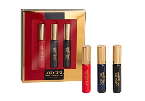 Carolina Herrera Good Girl Perfume Set, 0.17 Fl Oz (Pack Of 3) - Rollerball Fragrance