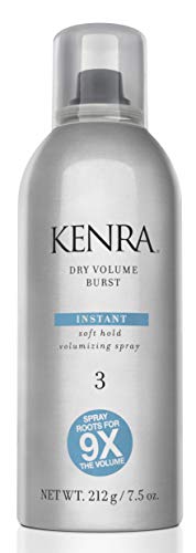 Kenra Dry Volume Burst 3 Hairspray - Instant Volume, Soft Hold, All Hair Types, 7.5 oz