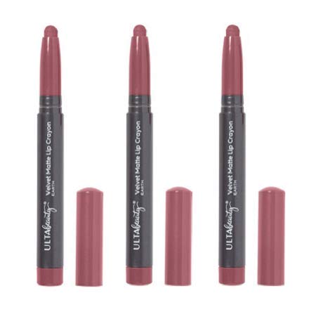 Ulta Beauty Velvet Matte Lip Crayon 3 Pack - Nude Pink, 0.05 Oz Each