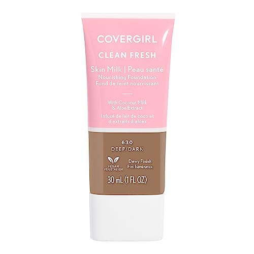 COVERGIRL  Clean Fresh Skin Milk Foundation  DeepDark  1 Count