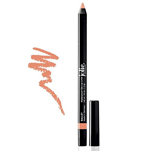 Jolie Glide-On Lip Pencil, Long-Lasting Waterproof Gel Lip Liner, Ballet, 0.04 Oz.