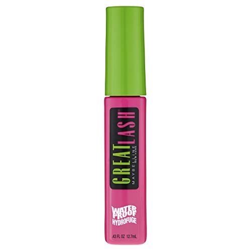 Maybelline Great Lash Waterproof Mascara  Very Black  1 Tube