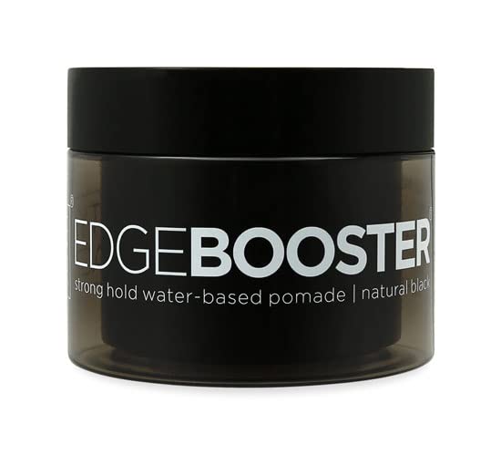 Style Factor Edge Booster Pomade 3.38 Oz - Darkens Gray Hair, Strong Hold, High Shine