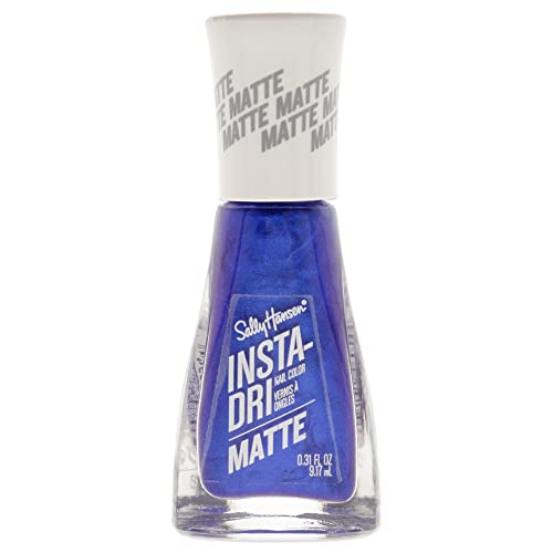 Sally Hansen Insta Dri Matte Metallics  Blue Steel  031 Fl Oz Pack of 1