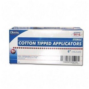 Dukal 6&quot; Applicator Cotton Tips, Model 9016 - Ideal For Precision Application