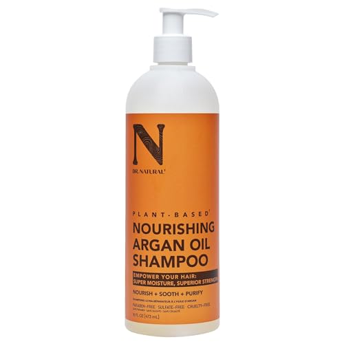 Dr Natural Argan Oil Shampoo  16 oz  Hydrating Shampoo for Dry Hair  Promotes Hair Growth  Prevents Breakage and Scalp Health