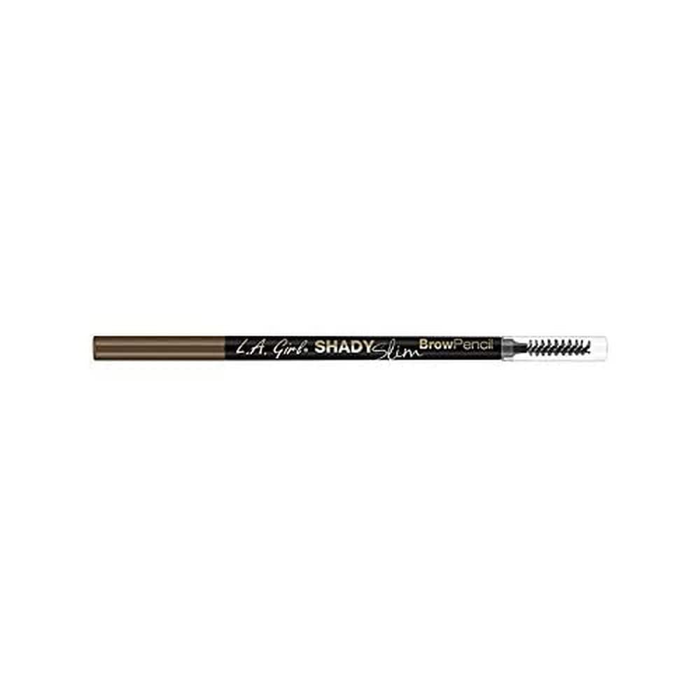 L.A. Girl Shady Slim Brow Pencil - Soft Brown, 1 Count, Perfect For Natural Eyebrow Definition